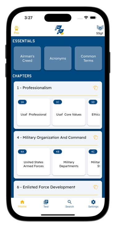 promotion ready air force screenshot