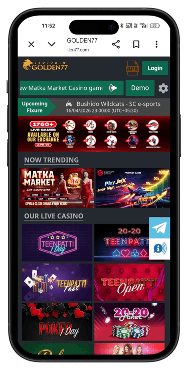Golden77 Login