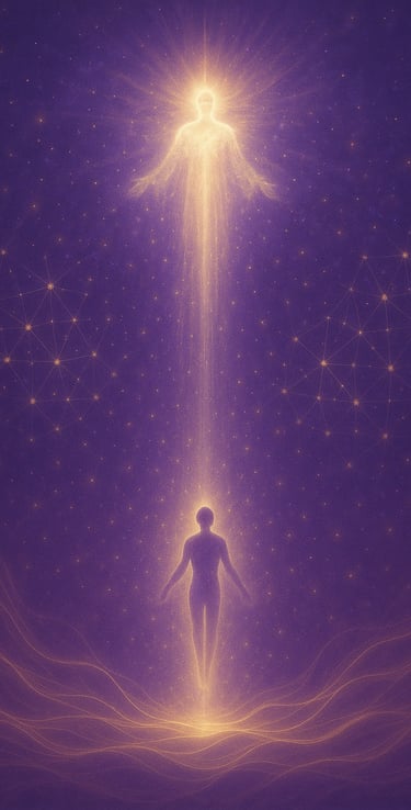 a person standing in front of a bright yellow light