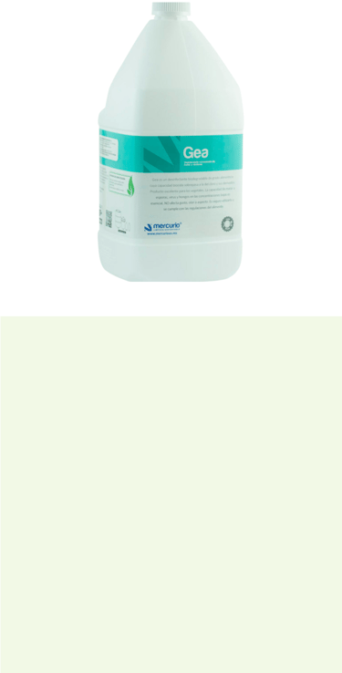 gea desinfectante de frutas y verduras