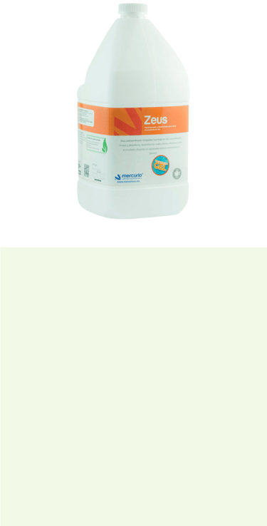 zeus gel limpiador desensarrante