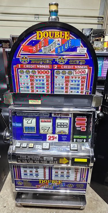 IGT Double red white blue slot machine for sale
