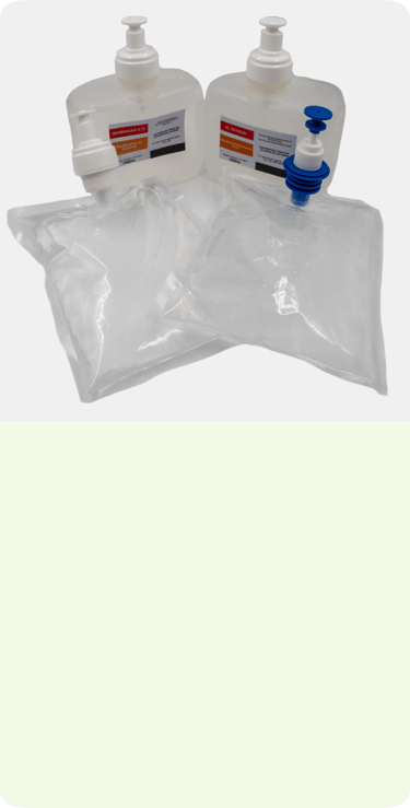 sanitizante en espuma