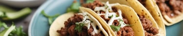 tacos recheados com carne moida