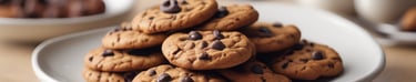 cookies com gotas de chocolate