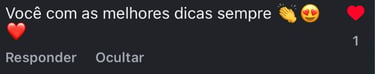 Depoimento sobre conteúdo de nutrição Brenda Domeraski