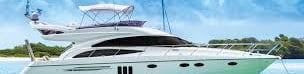 luxury yacht from bring guests from the airport to the resort in Maldives.