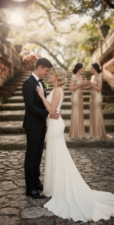 elegant wedding hairstyle Sunshine Coast
