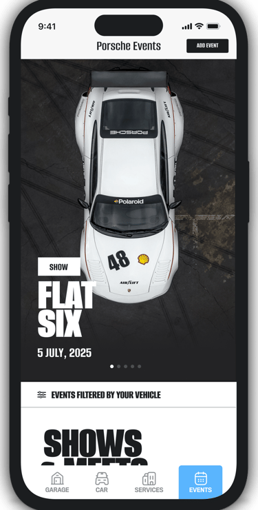 DRV247 Mobile app - Events