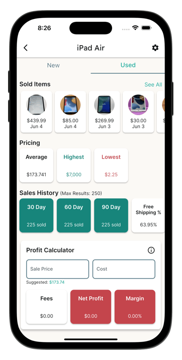 ereseller screenshot