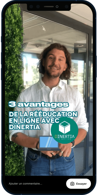 Les 3 avantages de la rééducation en ligne avec Dinertia