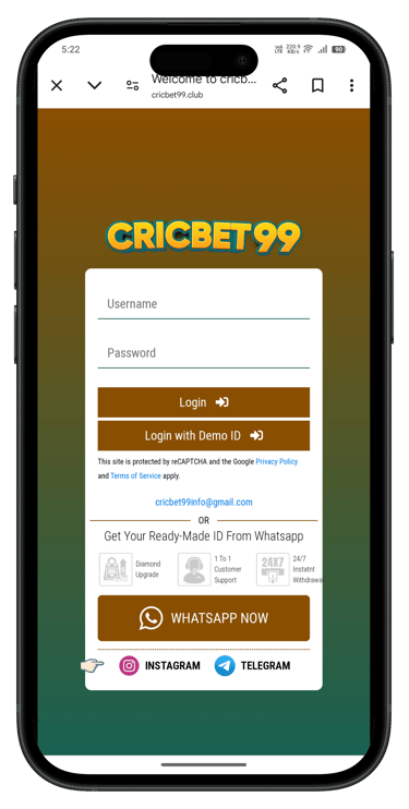Cricbet99 Gaming ID