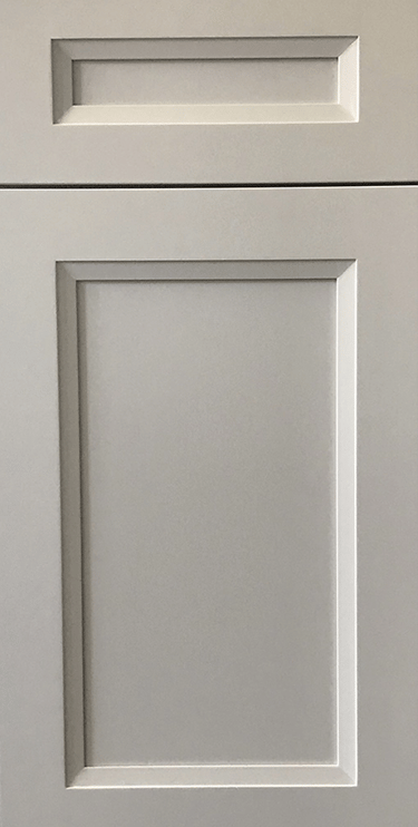 Grey stone kitchen cabinet