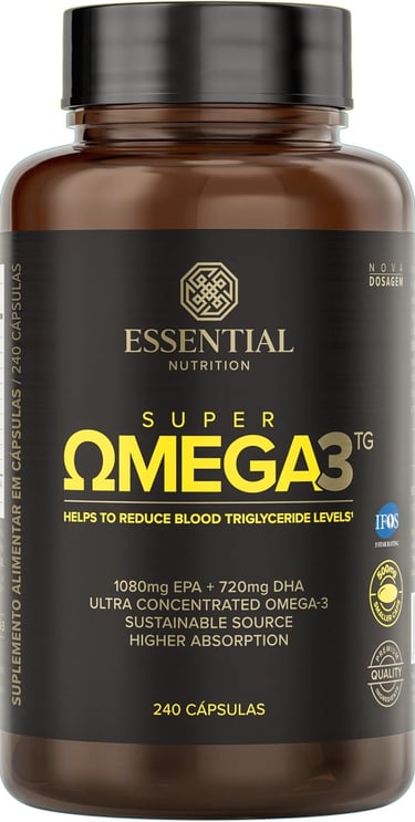 Super Ômega 3 TG Essential Nutrition: máxima absorção. Seleção Vida Performance 2026.