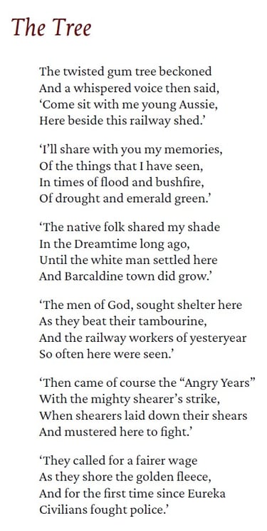 "The Tree" from "Beyond the Boundary Gate" Peter Frazer