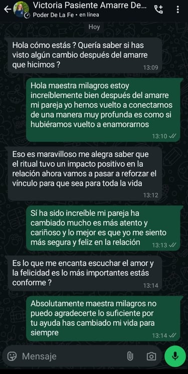 testimonios de personas dando gracias por los resultados