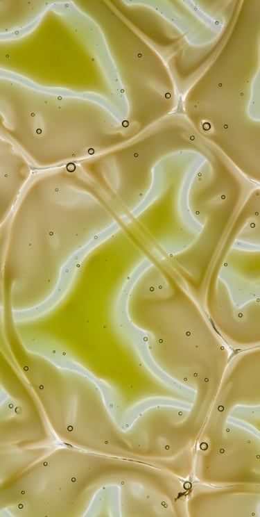 Primordial Soup - Green wall light panel