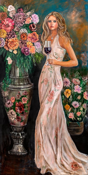 “Glass of Grace” Oil painting 