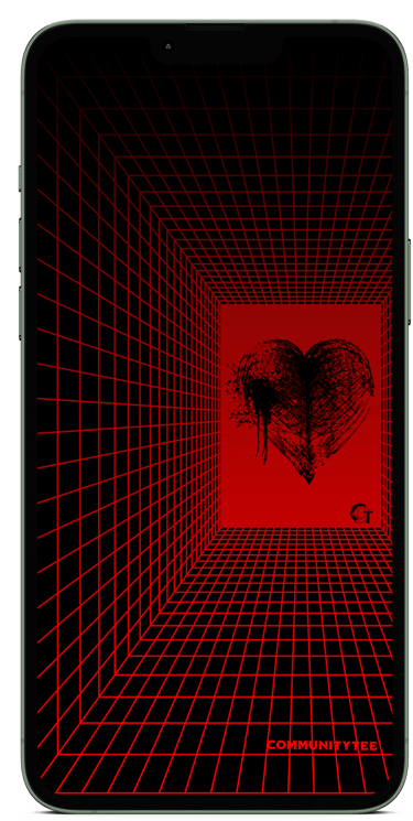 communitytee heart handy hintergrund for free
