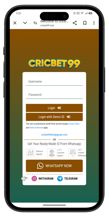 Cricbet99 ID