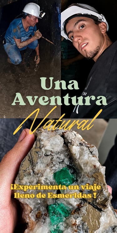 Tourist in Bogota carving his own natural emerald in a workshop