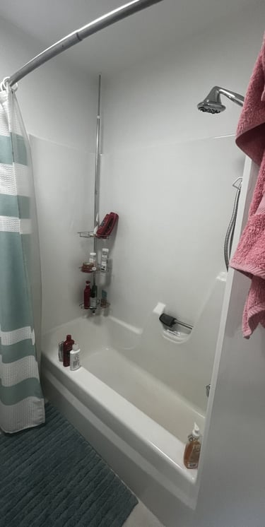 Before bath remodel