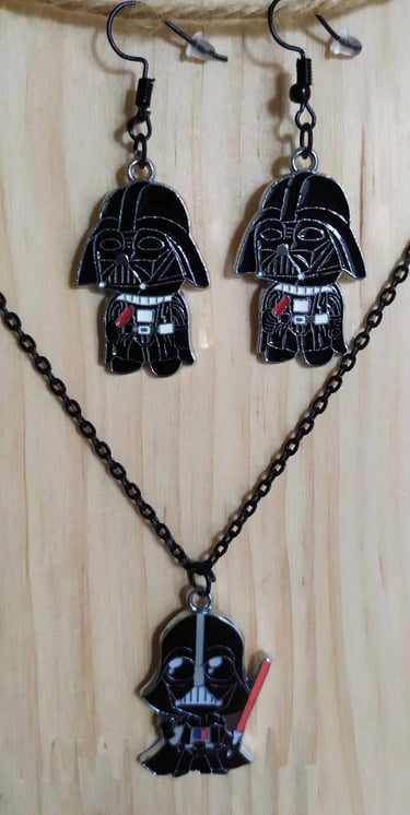 Parure noire Star Wars Dark Vador Les Couleurs de Lo
