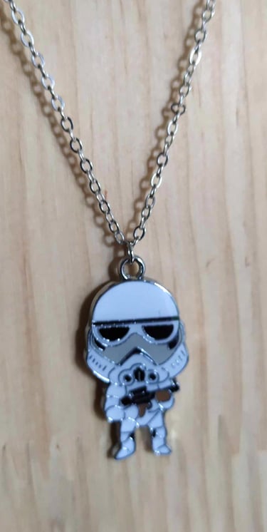 Collier argenté Star Wars Stormtrooper Les Couleurs de Lo