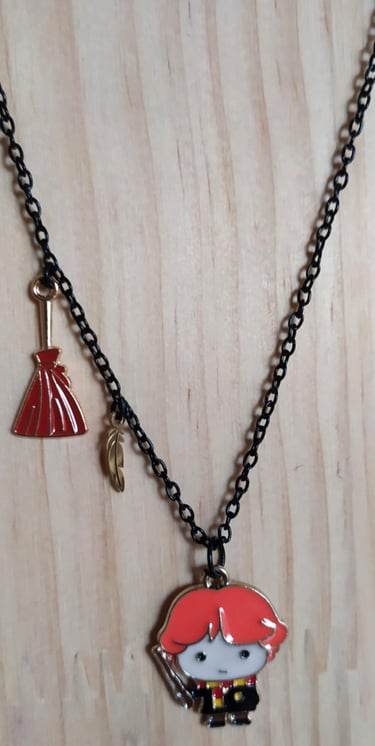 Collier noir Ronald Weasley Les Couleurs de Lo
