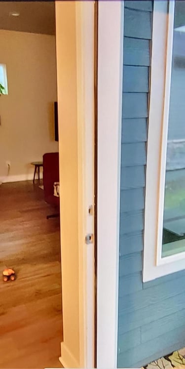 door jamb after repair