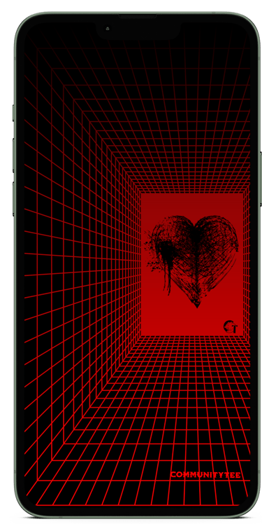 communitytee heart handy hintergrund for free