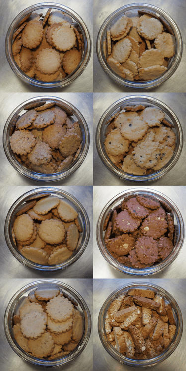 Biscuits sucrés, boulangerie mobile Perlimpinpains, St André d'Embrun, Hautes Alpes