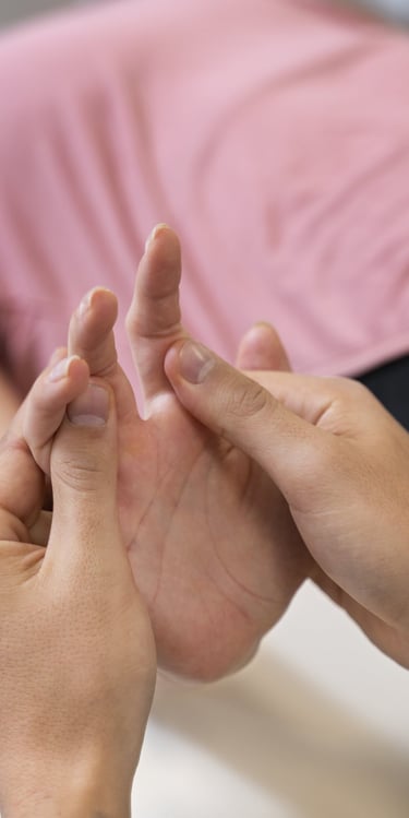 Thai stretching massage