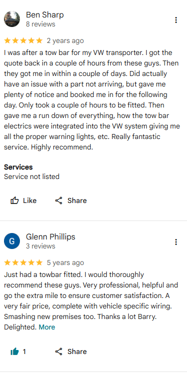 Google reviews for Starmo Auto Electrics Essex