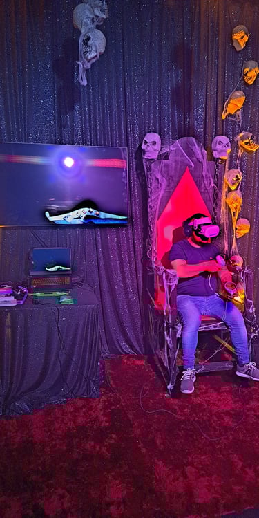 "Eventos tematizados com realidade virtual"