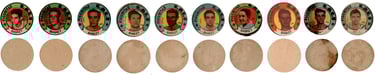 1952 Argentinian Basketball Players Sport Disc Lali Cards
