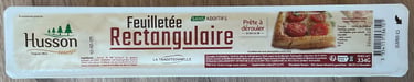 pâte feuilletée rectangulaire
