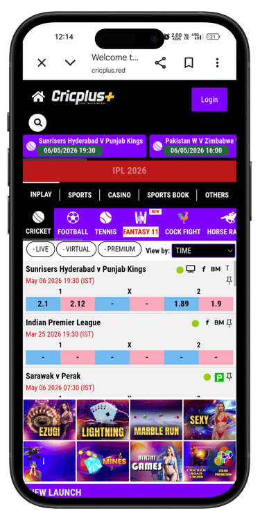 cricplus Gaming ID