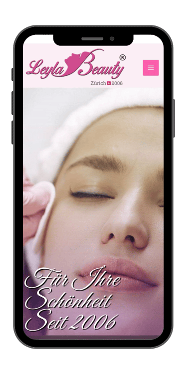 isviçre güzellik salonu web sitesi tasarımı