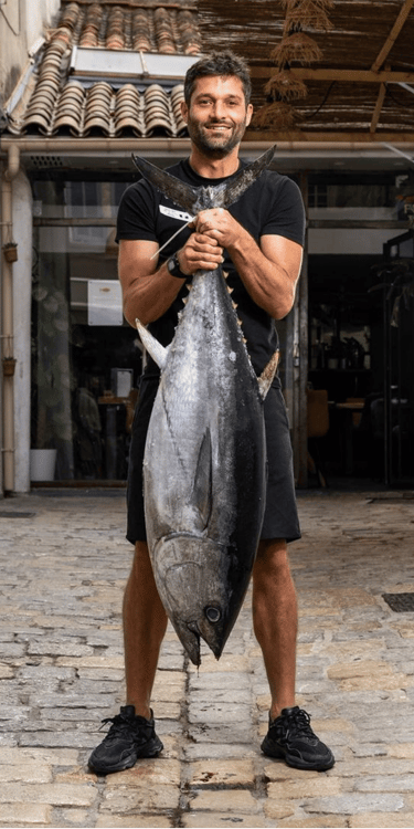 Chef du restaurant Le Poisson Rouge à Cassis