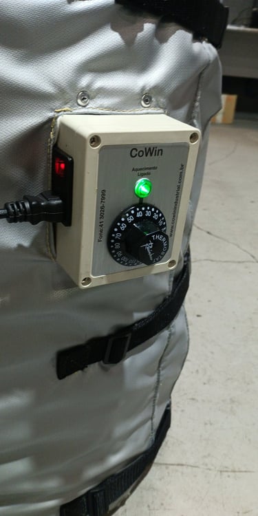 Aquecimento para tambor 200l