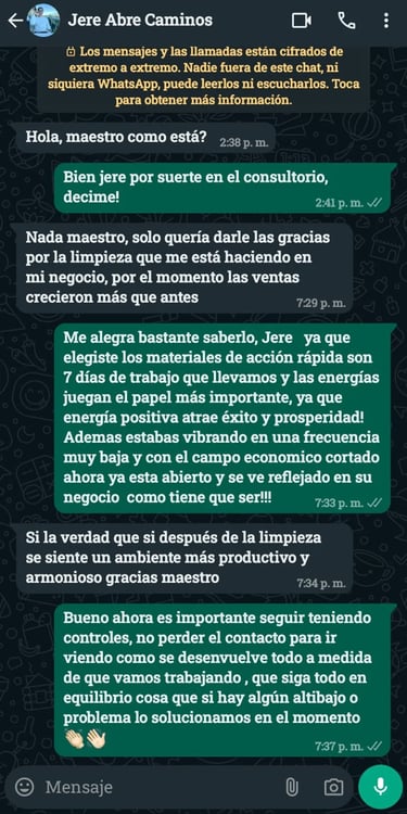 testimonio real sobre abre caminos con resultados rapidos