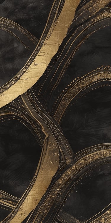 fond décoratif de couleur noir et doré