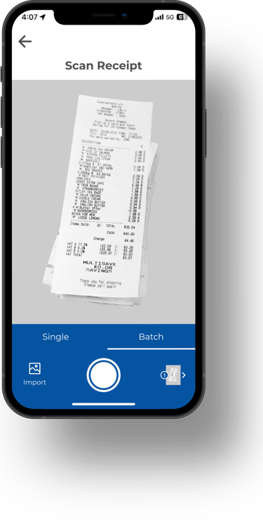 Shopden Receipt Scanner