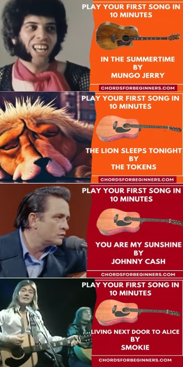Songs that use A major chord