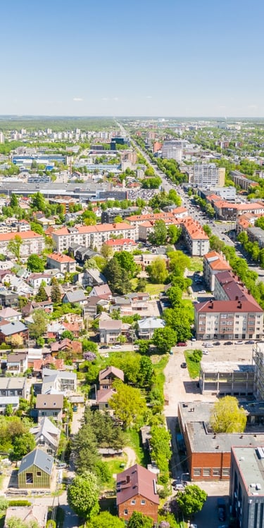 Žaliakalnis  iš paukščio skrydžio