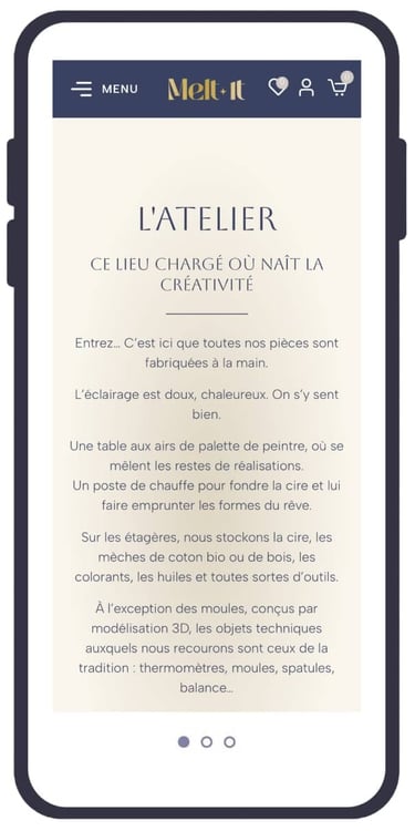 Page A propos copywriting