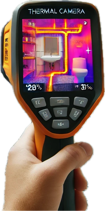 كشف تسربات المياه الحراري