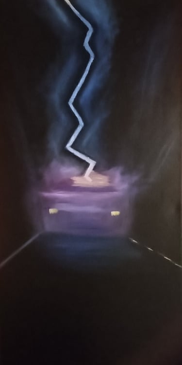 Shock Strike (painting) Kylee Nicole Smith