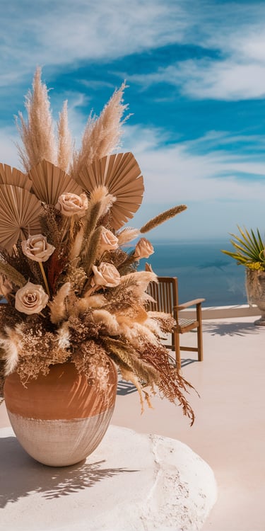 varangue Réunion décoration florale